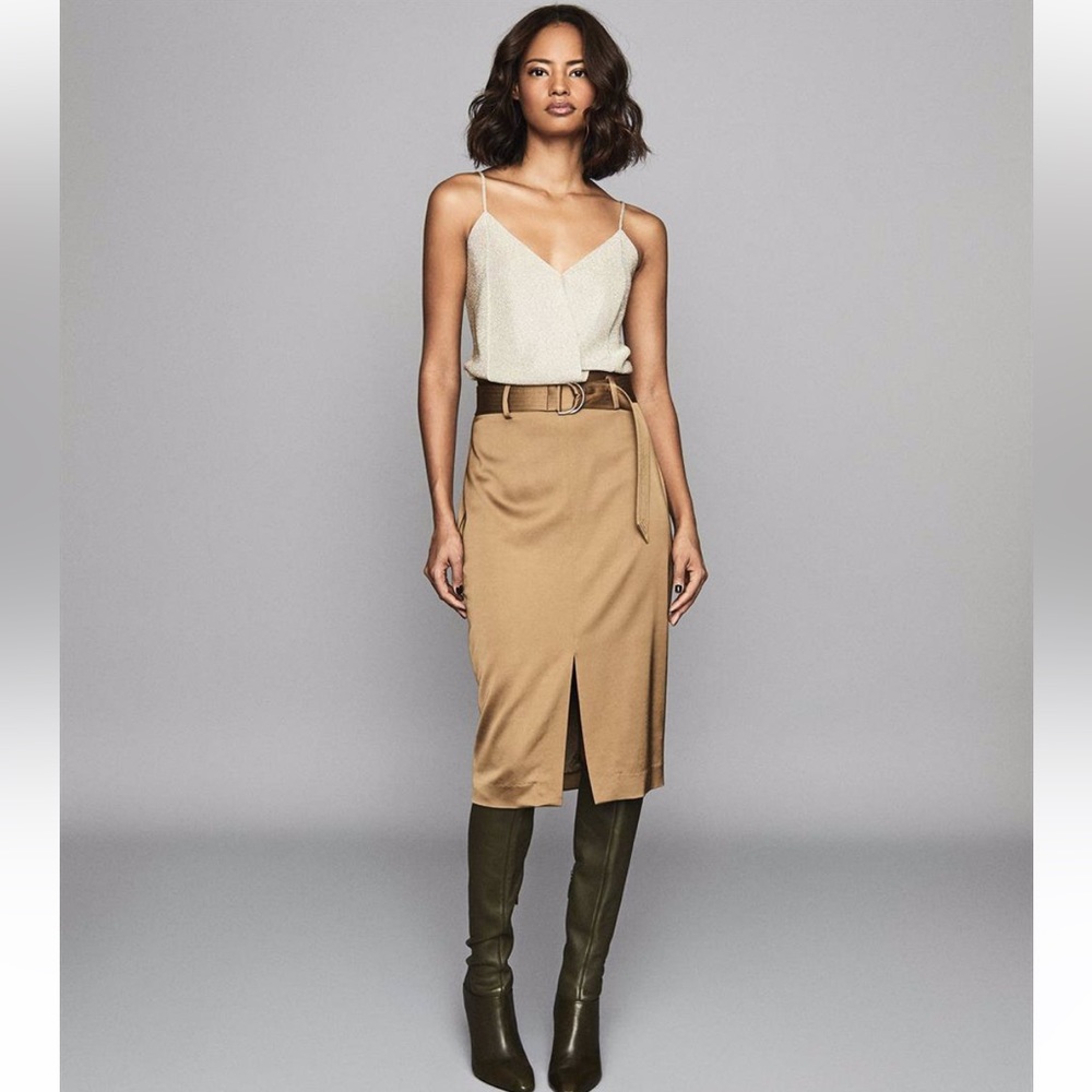 Reiss Byrn- Premium Paperbag Pencil Skirt